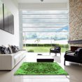 thumbnail image 7 of Ahgly Company Machine Washable Indoor Rectangle Transitional Green Area Rugs, 3' x 5', 7 of 7