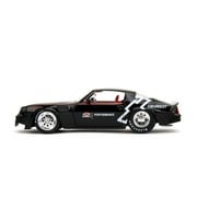 1979 Chevrolet Camaro Z28 Chevrolet Performance Black with Carbon Hood and Red Interior 1/24 Die Cast Model Car by Jada(Selections May Vary)