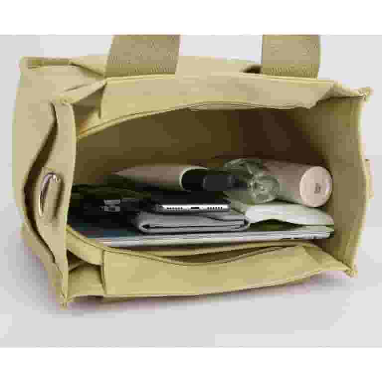 MAISON DE ROOM ROOM☆STRING CANVAS SHOULDER BAG Long/Mini Small Canvas Tote Bag with Pockets for Women, Cute Mini