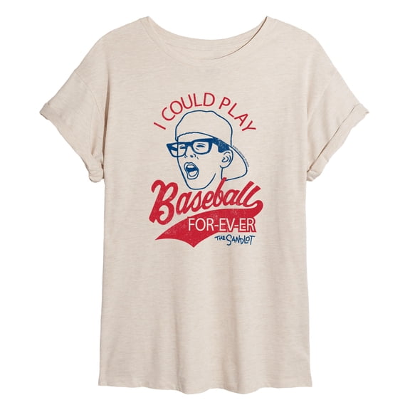 The Sandlot - Baseball Forever - Women's Oversized Graphic T-Shirt