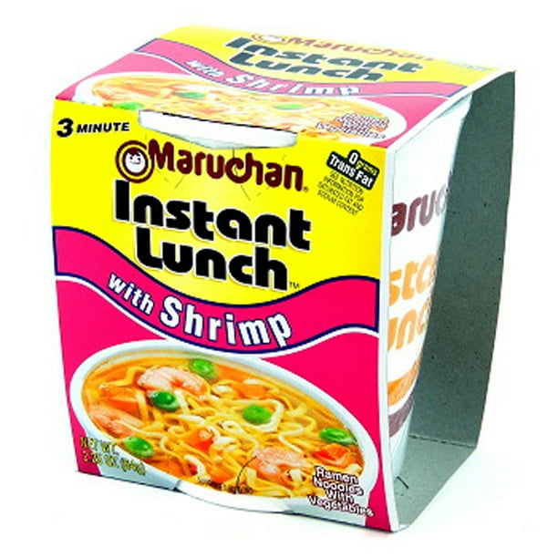Maruchan Instant Lunch Shrimp Flavored Ramen Noodles, 48 oz Walmart