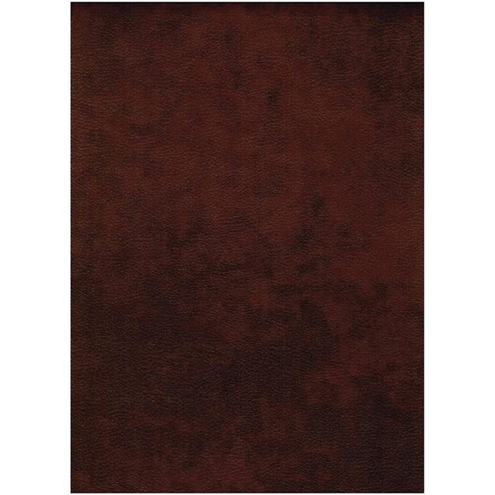Pemberly Row Full-size Faux Leather Futon Mattress in Brown - Frame Not Included