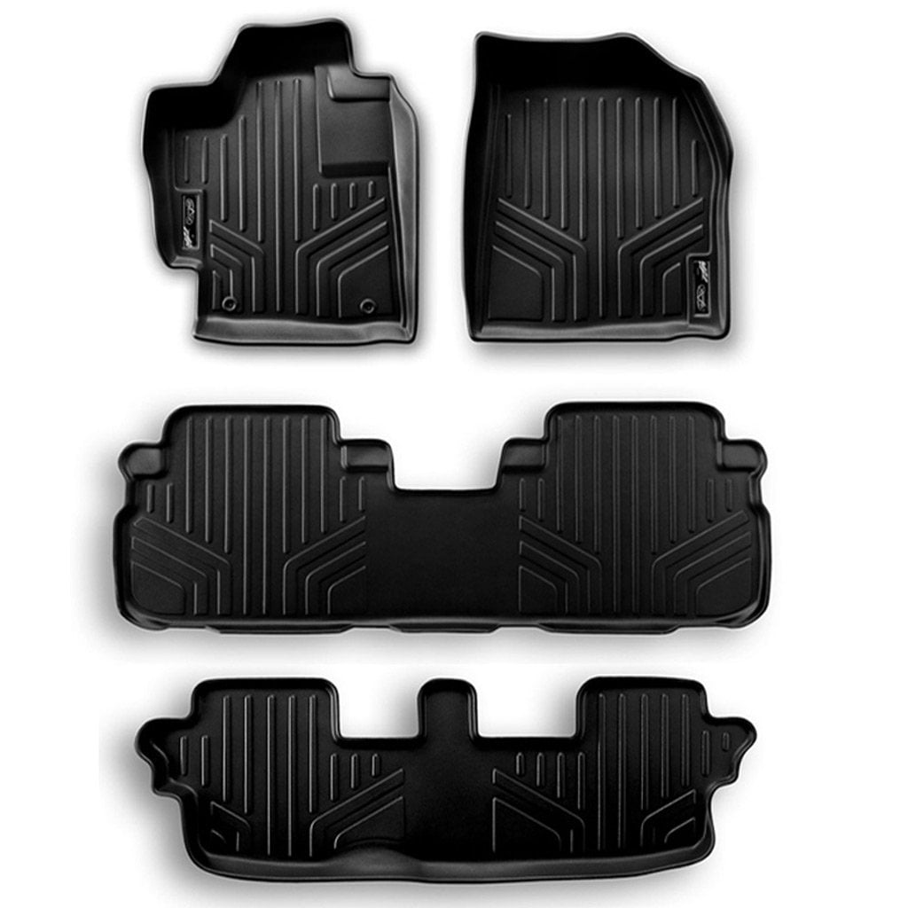 PantsSaver Custom Fit Automotive Floor Mats for Genesis G90 2018 All Weather Protection for Cars Trucks SUV Heavy Duty Total Protection Black Van 