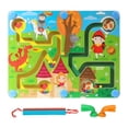 thumbnail image 2 of Laberinto puzzle Educación Rompecabezas Juguetes Laberinto Aprendizaje Juegos de Tablero de Laberinto para G Salvador Tablero de equilibrio laberinto, 2 of 9