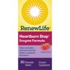 Renew Life Heartburn Stop Gummy, Plant-Based Enzyme Supplement, Raspberry, 30 Count