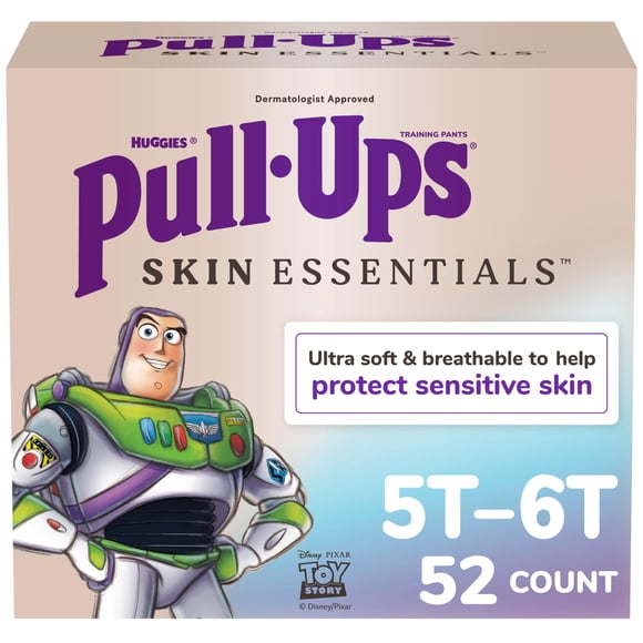 Protectores de Incontinencia Pull-Ups Skin Essentials para Niños 5T-6T