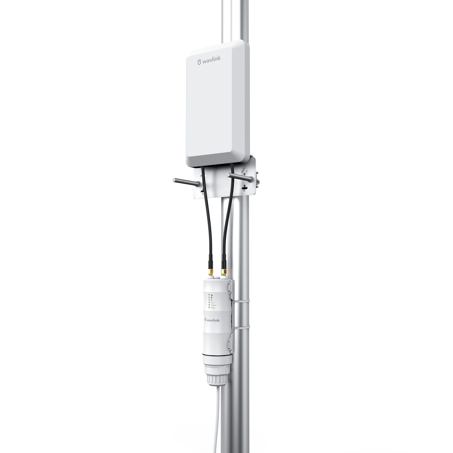 Quanlity100 Wireless 2.4GHz 300Mbps Long Range Outdoor AP/Repeater CPE Kit for PtP and PtMP Transmission | Point to Point WiFi Bridge Weatherproof Enclosure