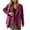 Wine, variant on UYISJ Womens Fall Fashion Blazers Business Casual Long Sleeve Coats Open Front Work Suit Office Blazer Jackets with Pockets Brown L
