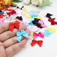 thumbnail image 2 of 50/100pcs Mixed Satin Ribbon Bows 25mm Hand Bow-knot Tie Small Bows for Crafts DIY Christmas Accessories, 2 of 5