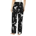 thumbnail image 3 of Pajama Pants Women, Funny Skateboard Skull_A Sweatpants Soft Sleep Lounge Pants, Casual PJ Bottoms Pants with Pockets, 3 of 5