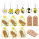 thumbnail image 4 of Llavero con forma de abejita, abejorro, brillante, con forma de animal, en caja para bolso, cartera, billetera, 4 of 4