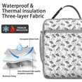 thumbnail image 2 of Tropical Bird Insulated Lunch Box Men Reusable Lunch Bag with Water Bottle Holder Lunch Box Containers Work Hiking, 2 of 6