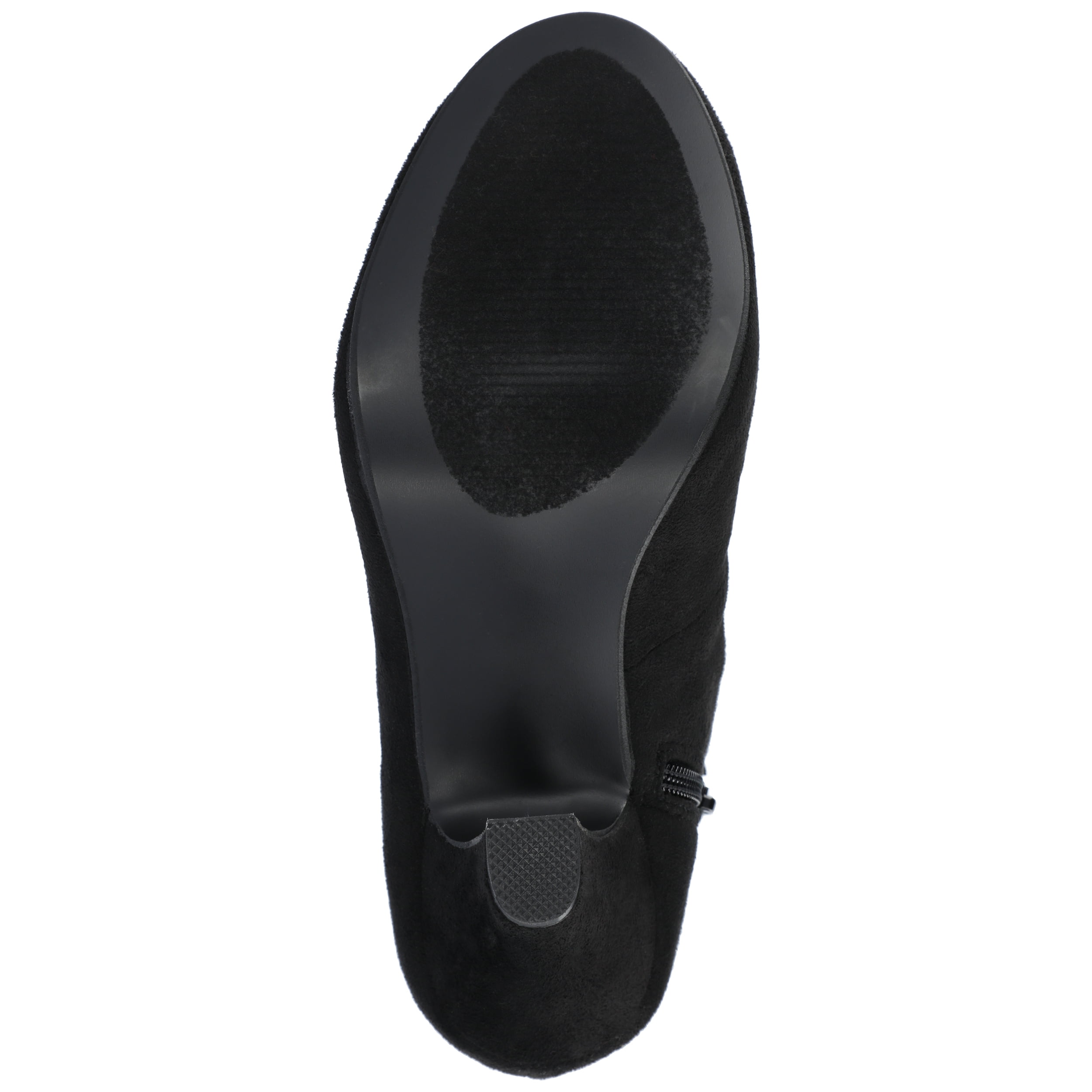 Journee Womens Piper Inside Zip Block Heel Booties, Widths Available