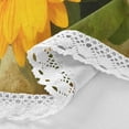 thumbnail image 3 of Coolnut Sunflower Round Tablecloth, Washable Oil Proof Table Cover for Kitchen Holiday Party Wedding Picnic Decoration, 3 of 7