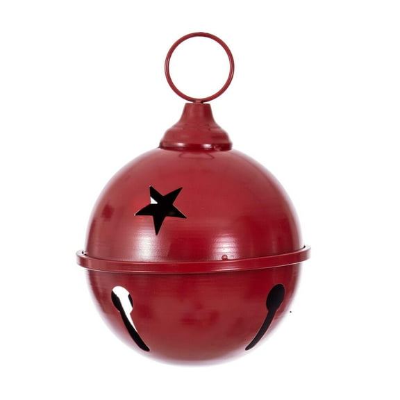 6" Red Iron Bell Ornament