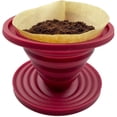 thumbnail image 3 of 2x Goutteur à Café Pliable pour Camping, Support de Filtre à Café en Silicone Réutilisable pour H, 3 of 5