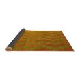 thumbnail image 2 of Ahgly Company Indoor Square Abstract Yellow Contemporary Area Rugs, 5' Square, 2 of 4