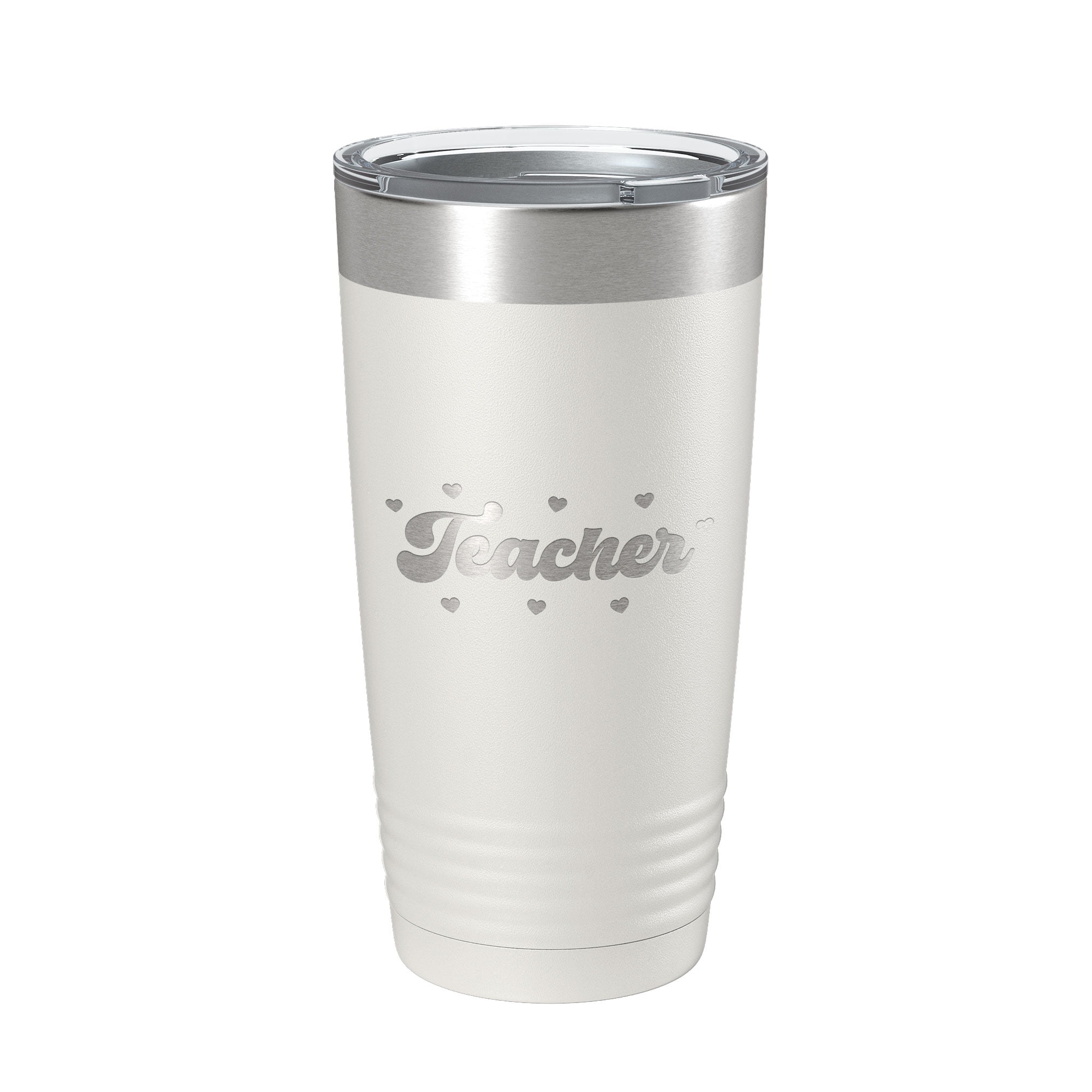 Personalised Engraved Teacher Gift 12oz Thermos Insulated Travel Cup Hot  Cold Coffee Tea 8 Colours Available 