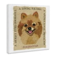 thumbnail image 4 of Stupell Industries Fun Pomeranian Pet Phrases Animals Painting Wrapped Canvas Art Print Wall Art, 17 x 17, 4 of 8