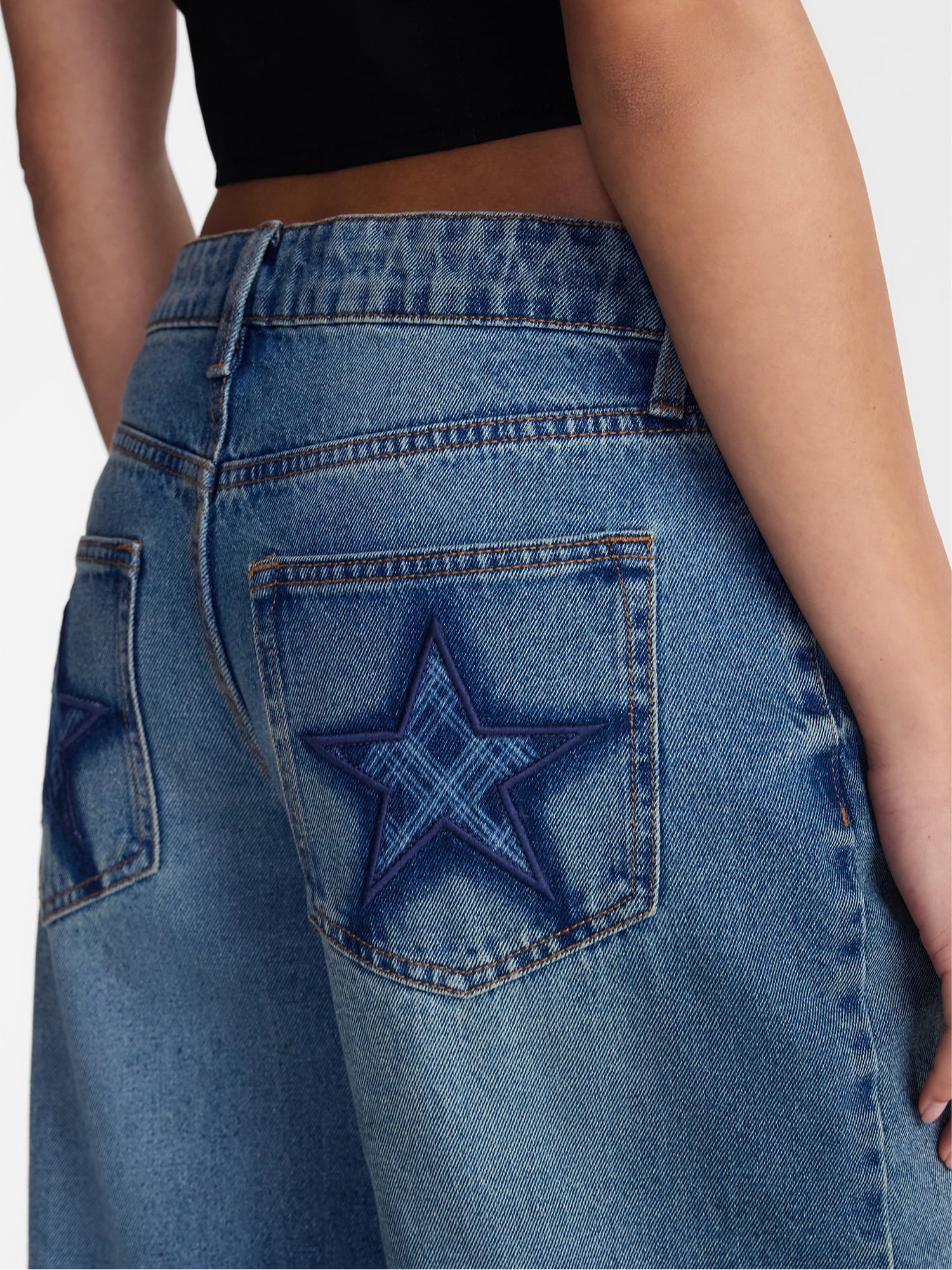 No Boundaries Low Rise Baggy, Women's 00-26W