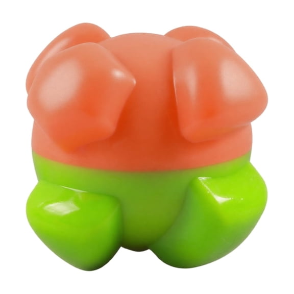 Squeaky Dog Ball Pet Toy, Durable Natural Rubber Chew Toy for Puppy Medium Large Dogs, Interactive Noise Making Dog Ball for Teeth Cleaning, Indoor Outdoor Play and Pet Entertainment