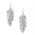 thumbnail image 6 of SmartBy Women's Retro Boho Alloy Feather Rhinestone Eardrops Party Hook Dangle Earrings, 6 of 6