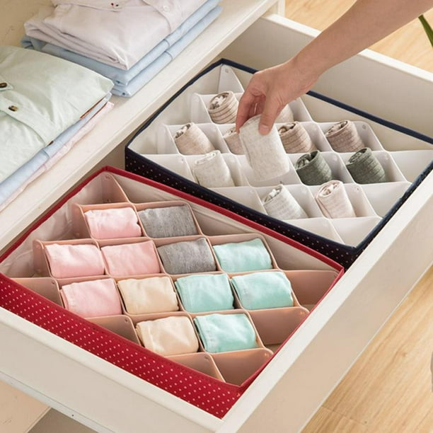 Cajas de almacenamiento de armario para guardar articulos de bebe Calcetines 8x blanca Gloria cajon del organizador del tocador
