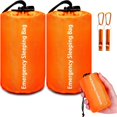 thumbnail image 4 of Zeiwohndc Windproofed Thermals Survival Sleep Bag Compacts for Hiking Backpacking Trip, 4 of 15