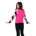 thumbnail image 3 of Jollidays Girls Zesty Zebra Long Sleeve Crewneck Ugly Christmas Sweater, Size S-XL, 3 of 5