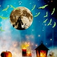 thumbnail image 4 of Pegatinas de pared luminosas extraíbles que brillan en la oscuridad para Halloween, fiestas y festivales. parca, 4 of 8