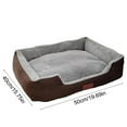thumbnail image 3 of Swiftyle 1-2 Sets Winter Warm Gift Dog Bed, Removable Washable Pet Mat Small Breed Corgi/Teddy Sleeping Pad, Thickened Cloth, Non-Slip Bas e 50x40cm, 3 of 6