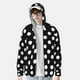 thumbnail image 2 of Fotbe Black and White Polka Dot Chaqueta con Protección Solar UPF 50+ para Hombre y Mujer, Camisa con Capucha y Bolsillos-Medium, 2 of 7