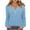 Blue, variant on Fall/Winter Women Warm Clothes,Blouse for Women,,Women Casual Tops Women Shirts Gradient Printed V Neck Button Long Sleeve Slim Pulr for Fall Winter Tops