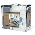 thumbnail image 2 of Comforter Set 3PC Double/Queen Navy Check, 2 of 2