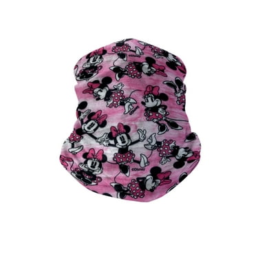 Disney Girls Kids Minnie Mouse 10 Pack AOP Neck Gaiter Wrap Lightweight