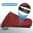 thumbnail image 5 of Unique Bargains 1PC Motorcycle Cover All Season Universal Weather Waterproof Sun with Storage Bag Fits Up to 96.46'' XL Red, 5 of 7