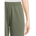 thumbnail image 4 of Athletic Works Women's Wide Leg Pants with Side Vents, Sizes XS-XXXL, 4 of 5