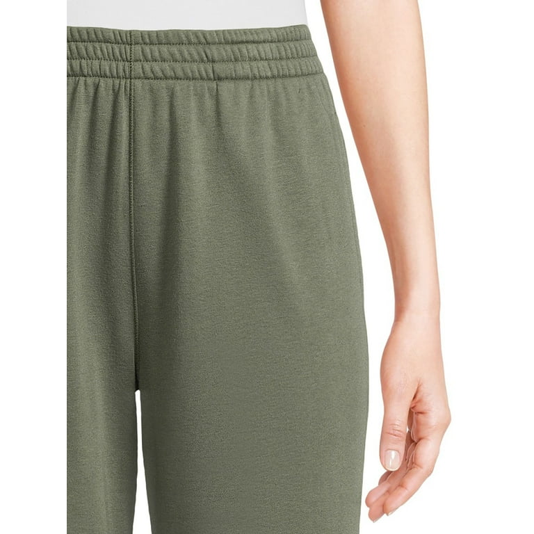 Athletic Works Women's Wide Leg Pants with Side Vents, Sizes Athletic Works Women's Wide Leg Pants with Side Vents, Sizes