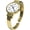 Gold, variant on Blekon Collections Japanese Quartz Women's Easy to Read Round 31mm Case Metal Cuff Bangle Watch