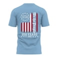 thumbnail image 4 of Trgacdwlo Mens Fourth of July Shirt Flag Print 1776-2026 USA 250th Anniversary Shirt Independence Day Mens Short Sleeve Shirts Blue L, 4 of 4