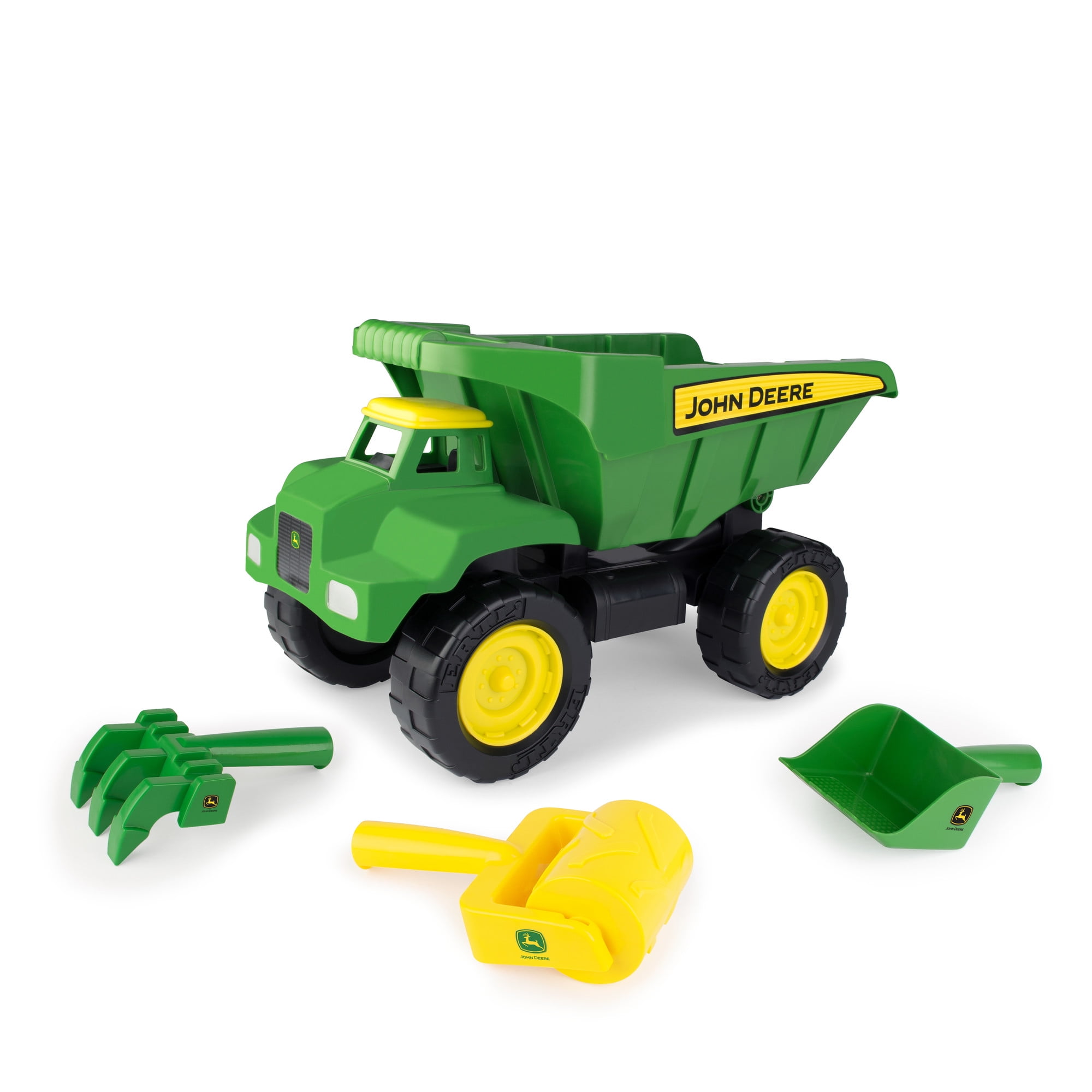 John Deere 53cm Big Scoop Outdoor Sandpit Kids Tractor Loader Farm Vehicle Toy 