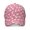 Christmas Pink Santa Head Holly Pattern, variant on Christmas Plaid Moose Bear Silhouette Baseball Cap, Casual Daily Hat with Snap Closure & Sweatband, Lightweight Shape Retaining Gifts for Sports Outdoor Travel