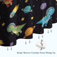 thumbnail image 6 of Space Dinosaur Pattern Shower Curtain 36"x72" ,Bathroom Decorative Shower Curtains Set with 12 Hooks,Modern Waterproof Washable Shower Curtain, 6 of 6