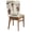 Brown Beige, variant on Sweet Home Chair Back Covers, Western Stars Bird Houses White Wood Plank Removable Chair Covers for Dining Chairs Set of 6, Washable Chairs Slipcovers Back Seat Protector for Wedding Party 19"x20"