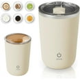 thumbnail image 1 of Upgraded Magnetic Stirrer Mug, Auto Stirring Coffee Cup with Mixer Built In (Beige), 1 of 1