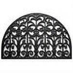 Calloway Mills 900102436 Carrington Rubber Doormat, 2' x 3' black