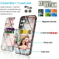 thumbnail image 2 of Tiflook Wallet Case for Galaxy S23 FE | 2023 | 6.4 inch | Minimalist Luxury PU Leather ID Cash Credit Card Holder Slots Magnetic Closure Kickstand Folio Flip Slim Protective Cover - Marble, 2 of 5