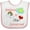 White and Pink, variant on Inktastic Someone in Ohio Loves Me Boys or Girls Baby Bib