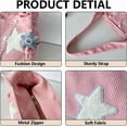 thumbnail image 4 of Kwuty Star Crossbody Bag Women Corduroy Tote Bag Aesthetic Messenger Bag Cute Shoulder Bag Y2K Hobo Bag, 4 of 6