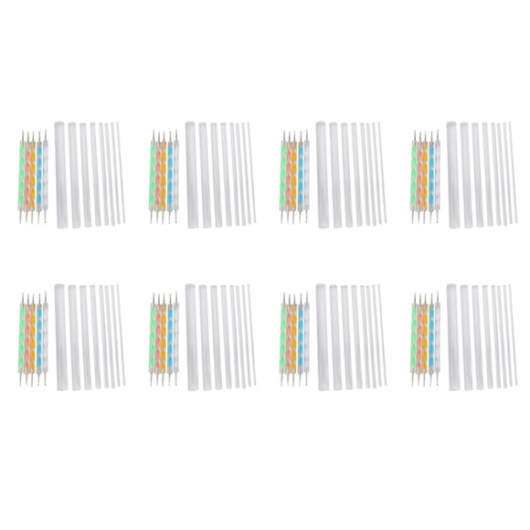 8X Mandala Dotting Tools Set for Painting Rocks,Painting Rocks Dot Kit, Rock Stone Painting Pen Polka Dot Tool